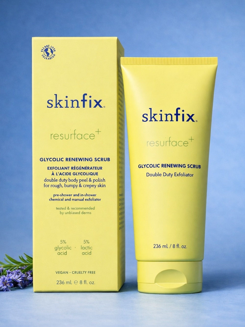 Skinfix Resurface+ Glycolic Renewing Scrub 8 oz New Exfoliator KP Treatment NIB